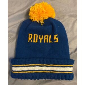 Getty Vintage Kansas City Royals MLB‎ Knit Pom Pom Hat, Adult Unisex
